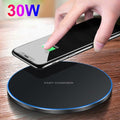 Dragon W9 30W Fast Wireless Charging Pad – Ultra Slim Qi Wireless Charger for iPhone & Android | Fast Charging Technology