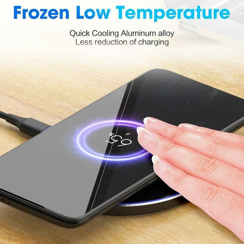 Dragon W9 30W Fast Wireless Charging Pad – Ultra Slim Qi Wireless Charger for iPhone & Android | Fast Charging Technology