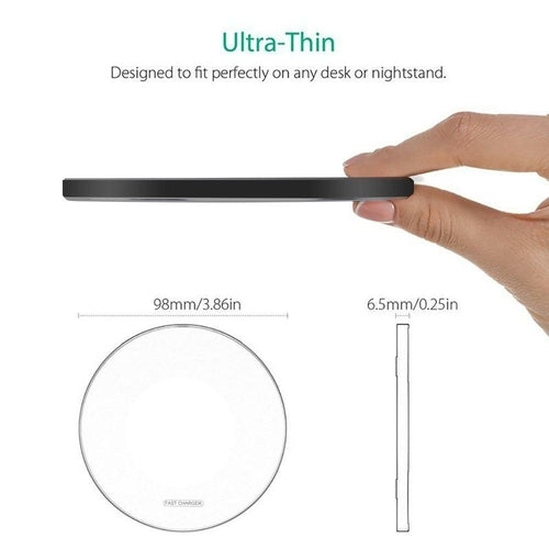 Dragon W9 30W Fast Wireless Charging Pad – Ultra Slim Qi Wireless Charger for iPhone & Android | Fast Charging Technology